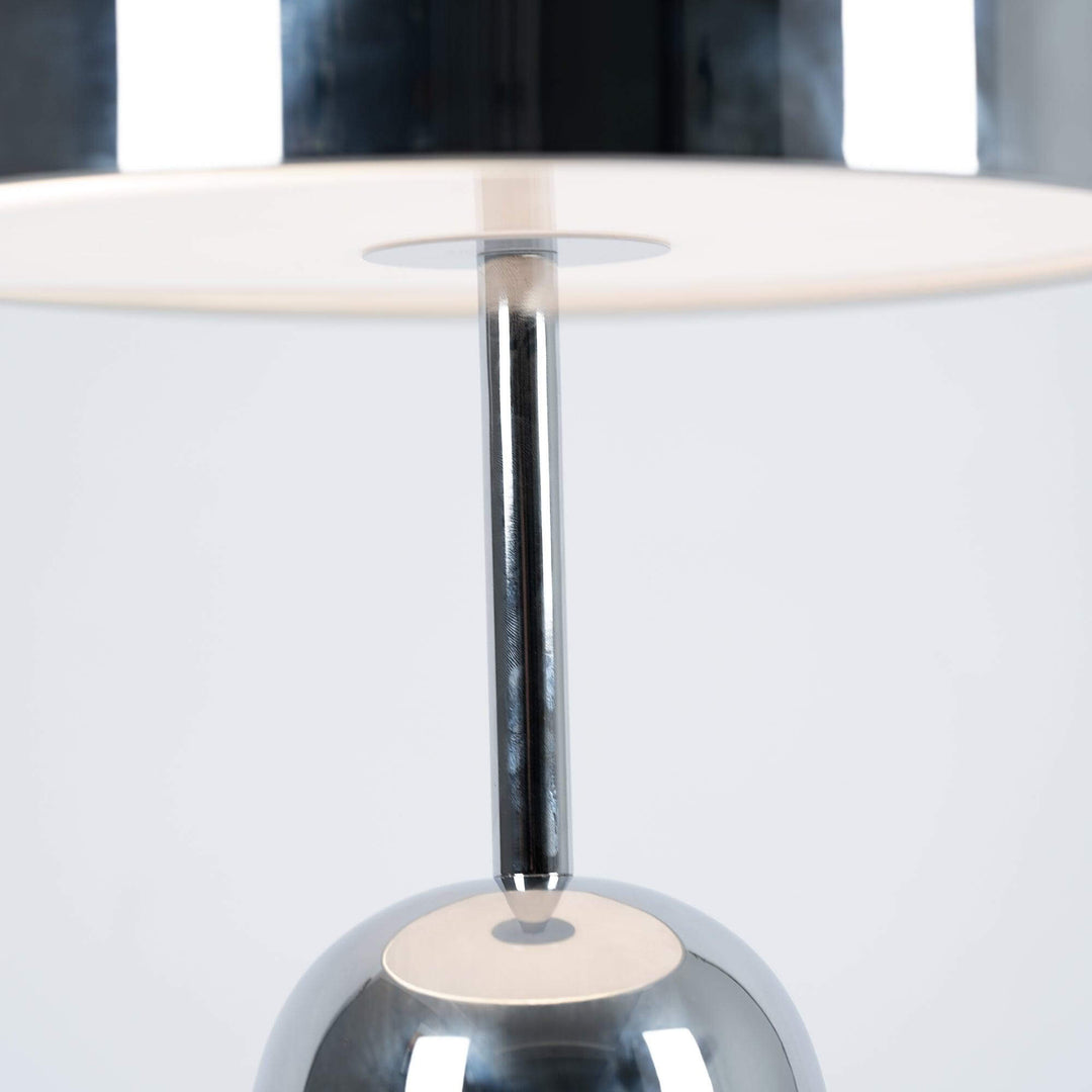 Modern Acrylic & Metal Bell Table Lamp