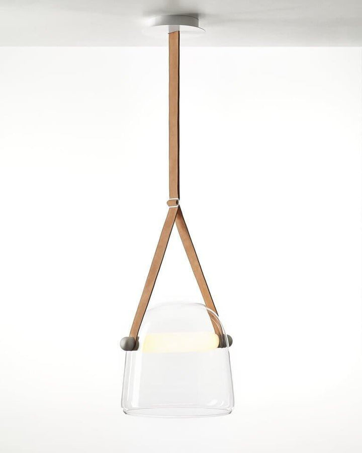 Modern Pendant Lamp with Metal Accents