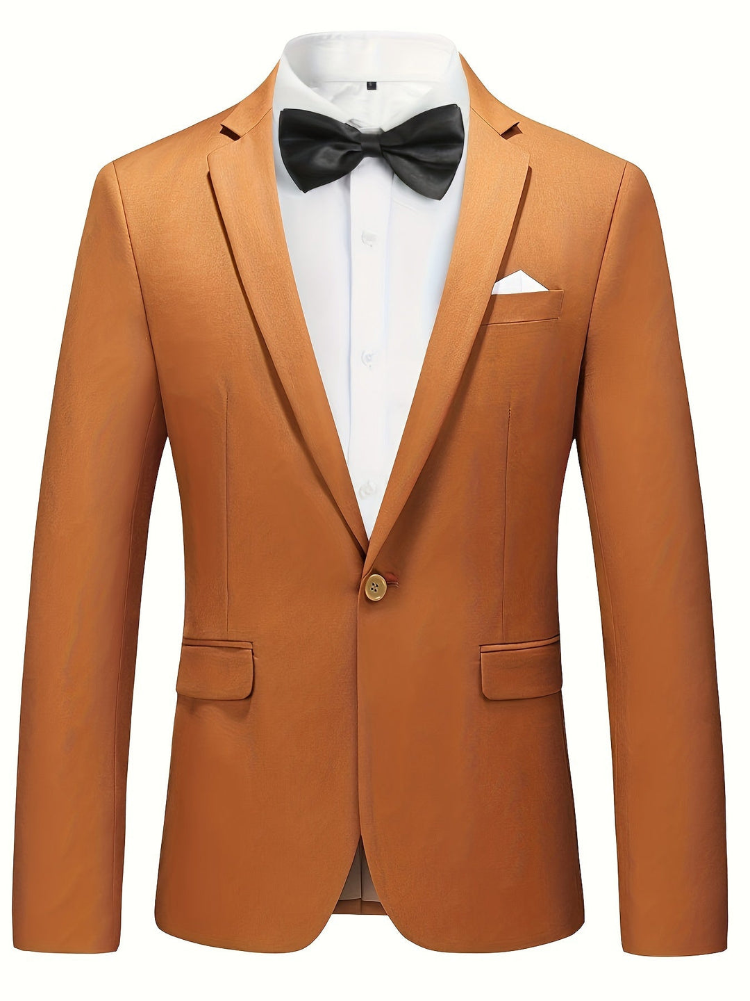 Floris Classic Solid Men's Blazer. Perfect for business, formal, or smart casual office attire.