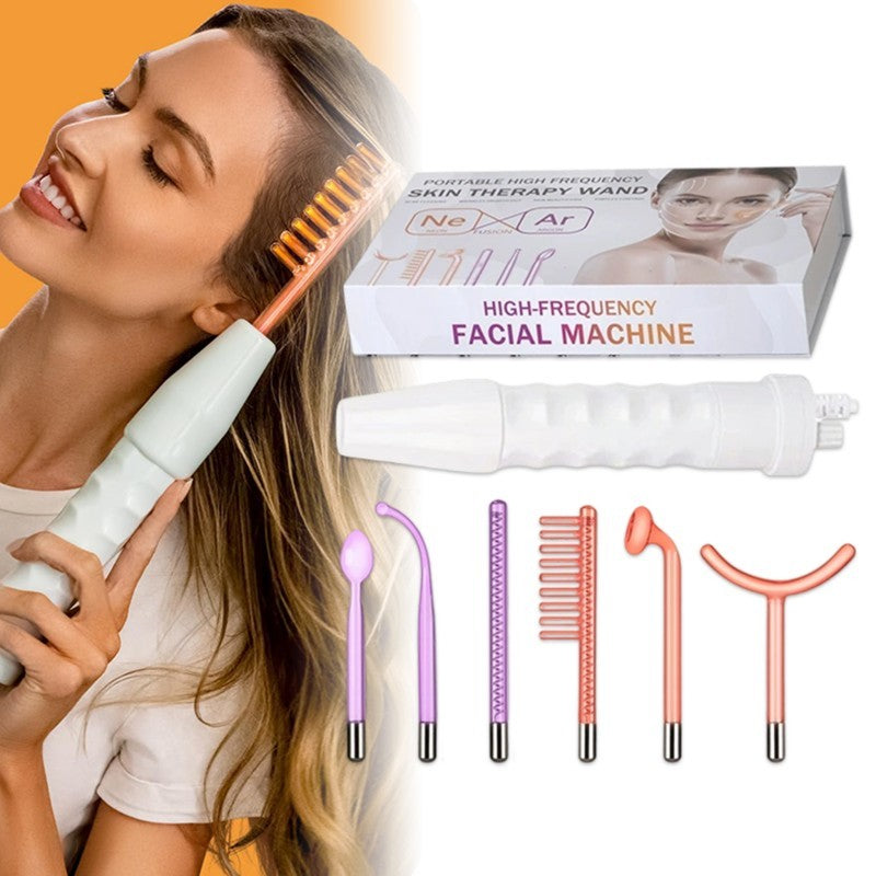 Advanced High-Frequency Facial & Hair Therapy Device for Women