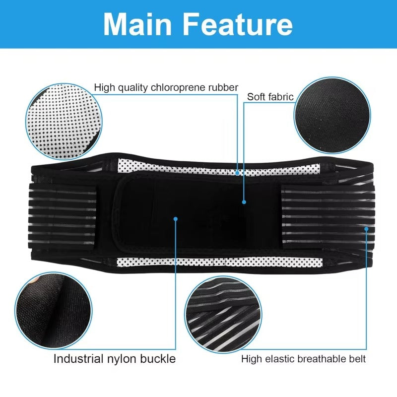 Unisex BackGuard Premium Back Support Belt for Pain Relief