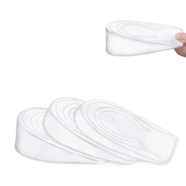 Unisex Silicone Gel Heel Inserts - Height and Comfort Boost