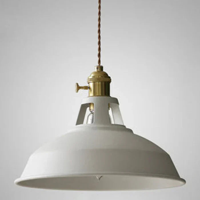 Industrial kitchen island pendant light, vintage metal design, functional decor.