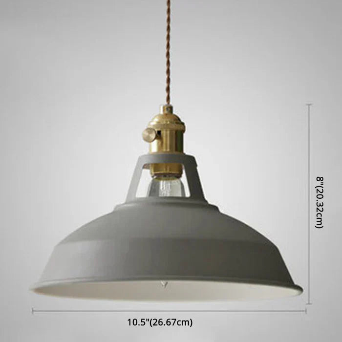 Vintage ceiling pendant light, industrial design, ideal for loft kitchens.