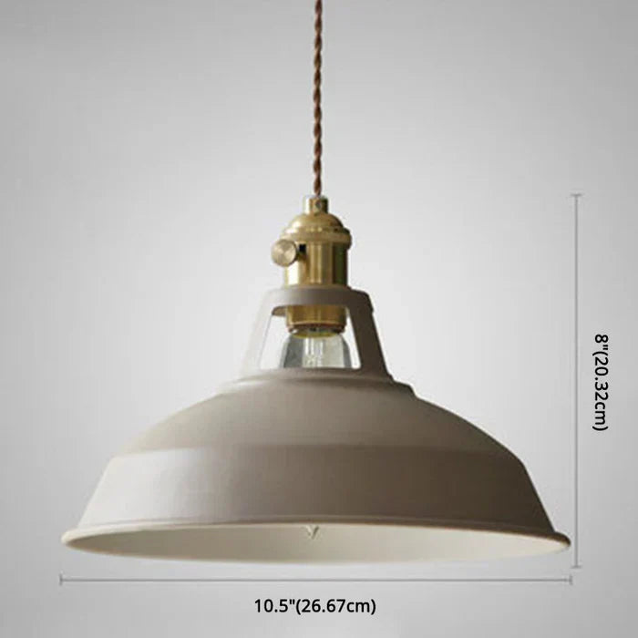 Industrial lamp decor, retro metal pendant, unique lighting for dining areas.