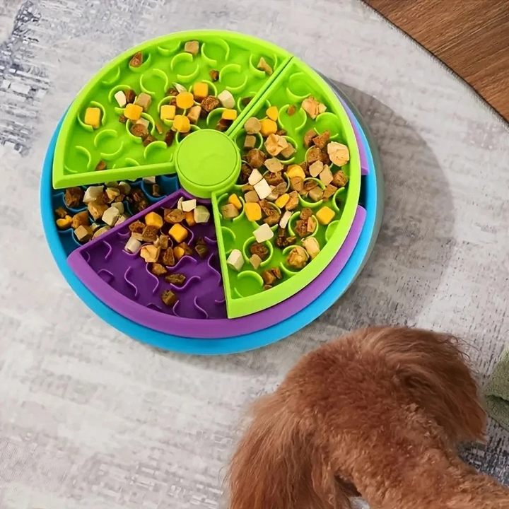 Interactive Dog Feeder with Rotating Levels – GLOVERA