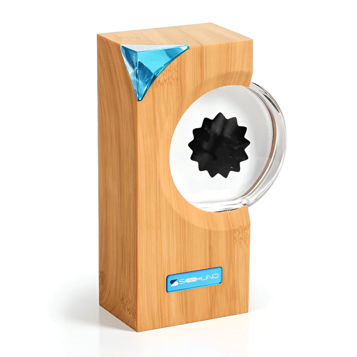 "Interactive ferrofluid sound visualizer with dynamic magnetic liquid display, ideal for music enthusiasts and artists."