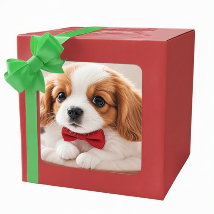 Premium interactive plush puppy toy, realistic electronic pet dog, comforting animal plush for children.