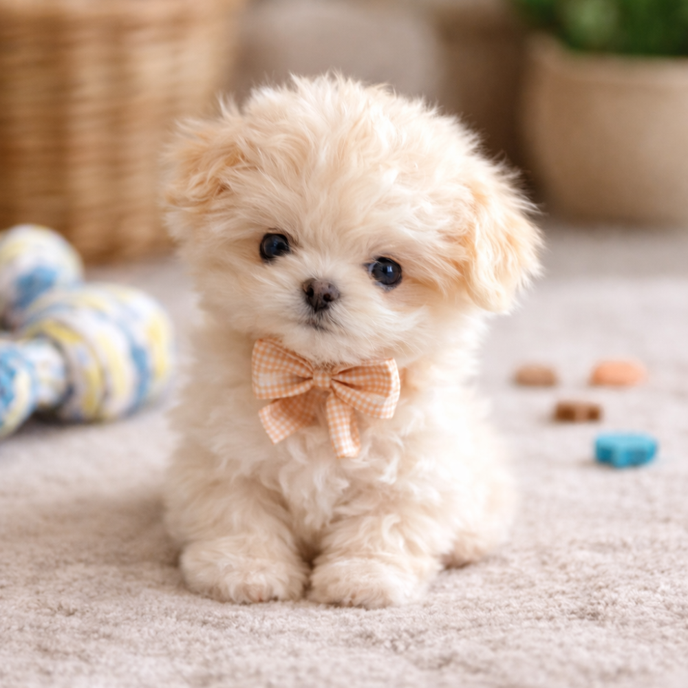 Adorable interactive plush puppy toy, a soft electronic pet for endless fun & comfort.