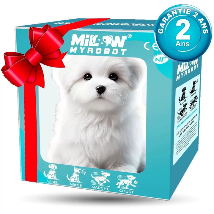 Interactive plush puppy, an engaging electronic toy dog that's a wonderful gift for children. Soft and movable.