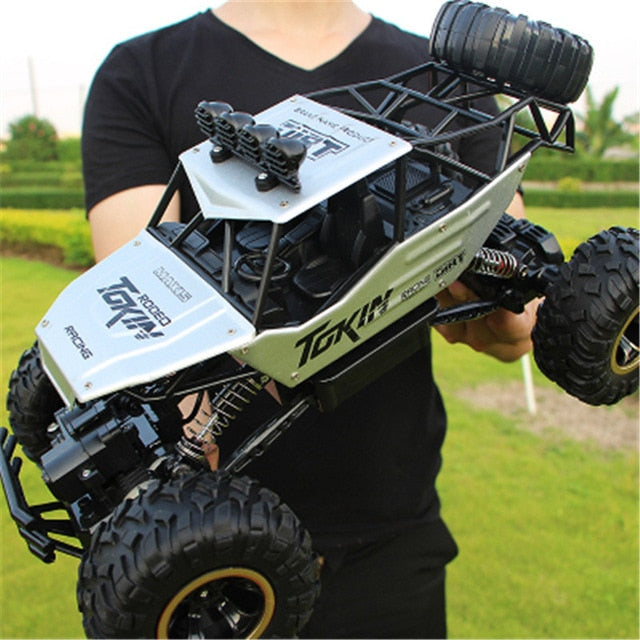 All-terrain remote control RC car for kids. Durable off-road monster truck toy for outdoor play and adventure.