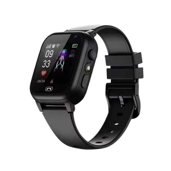 Kids' GPS smartwatch with real-time location tracking & safety features, ensuring children's security.