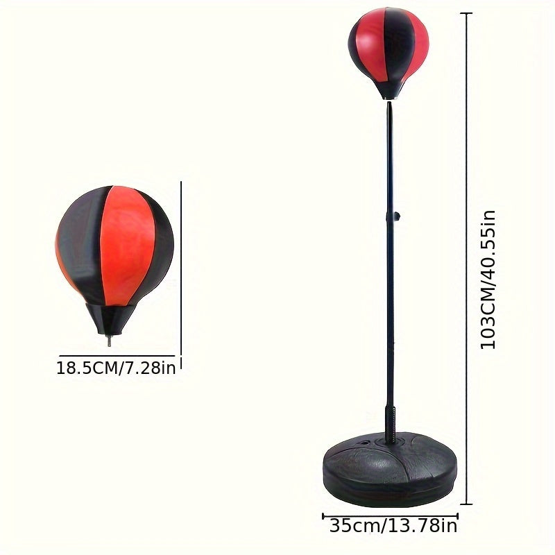 Children's boxing punch bag set for active kids, promoting coordination and sports play.