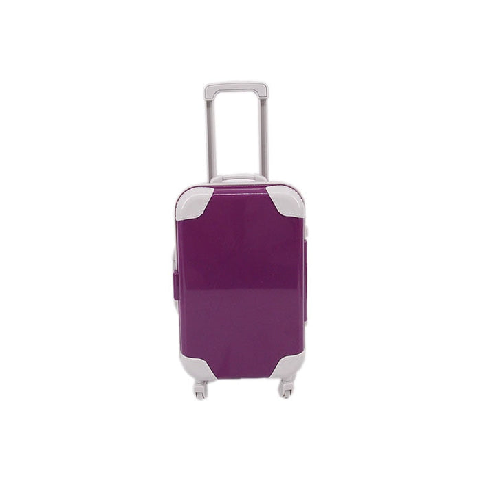 Children's doll accessory: durable 18-inch travel suitcase for imaginative pretend play fun.