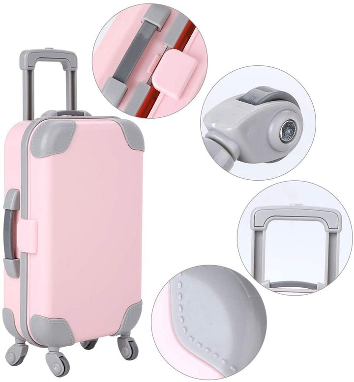 Imaginative doll play with this lightweight 18-inch travel suitcase, a perfect toy gift.