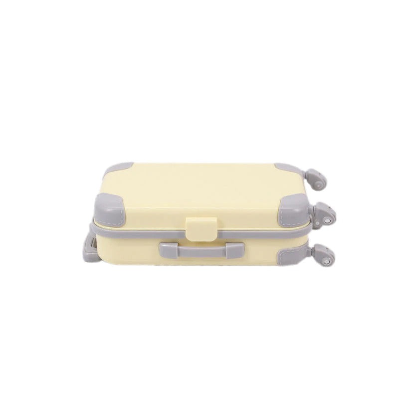 Lightweight doll travel suitcase, an 18-inch accessory for children's engaging pretend play.