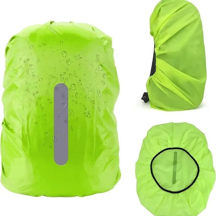 Protective waterproof rain cover for backpacks, ensuring your valuable belongings stay dry on the go.