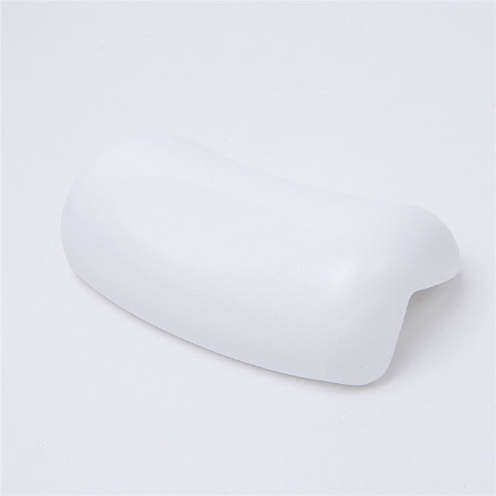 Plush spa bath pillow for luxurious comfort. Provides excellent head & neck support for deep relaxation in your bath.
