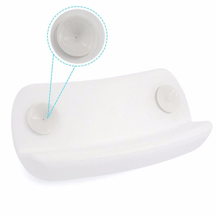 Ergonomic bath pillow designed for ultimate comfort & relaxation. Soft material provides superior head & neck support.