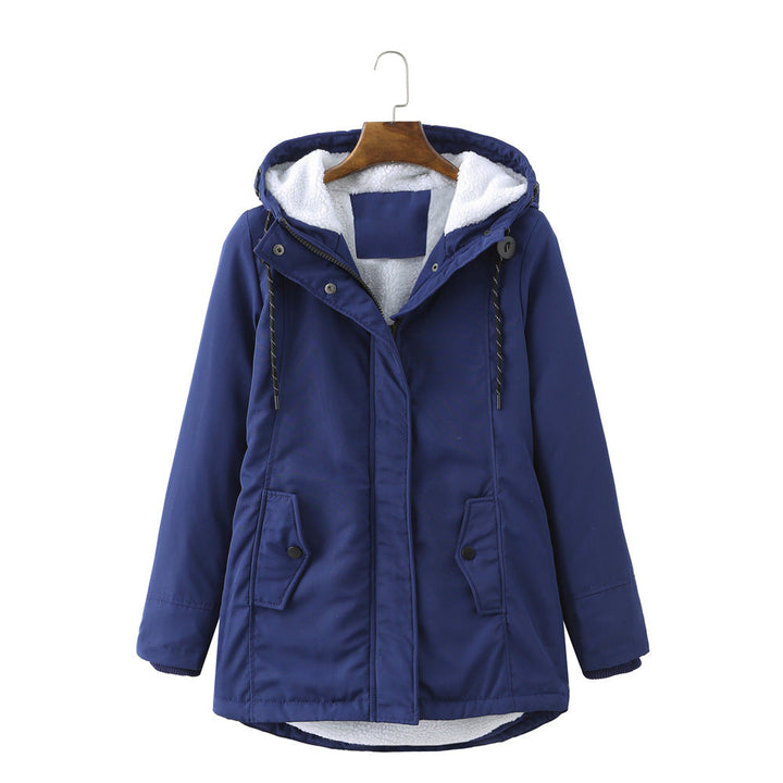 Versatile women's Aurora parka, stylish and warm cold weather jacket for everyday fashion & comfort.
