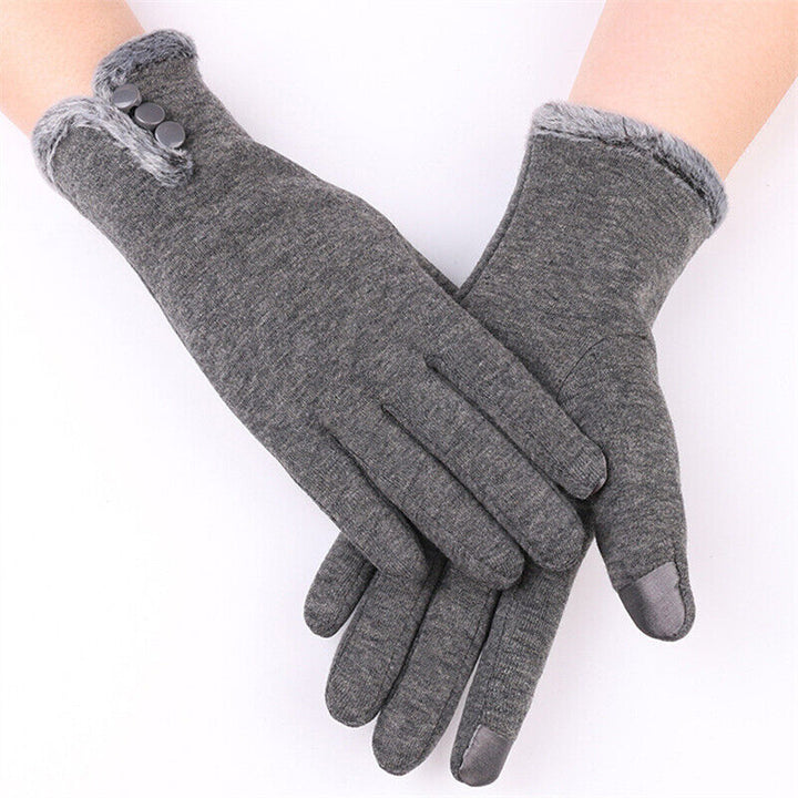 Stay warm & connected with these cozy women's luxury winter gloves. Soft wool blend touchscreen.