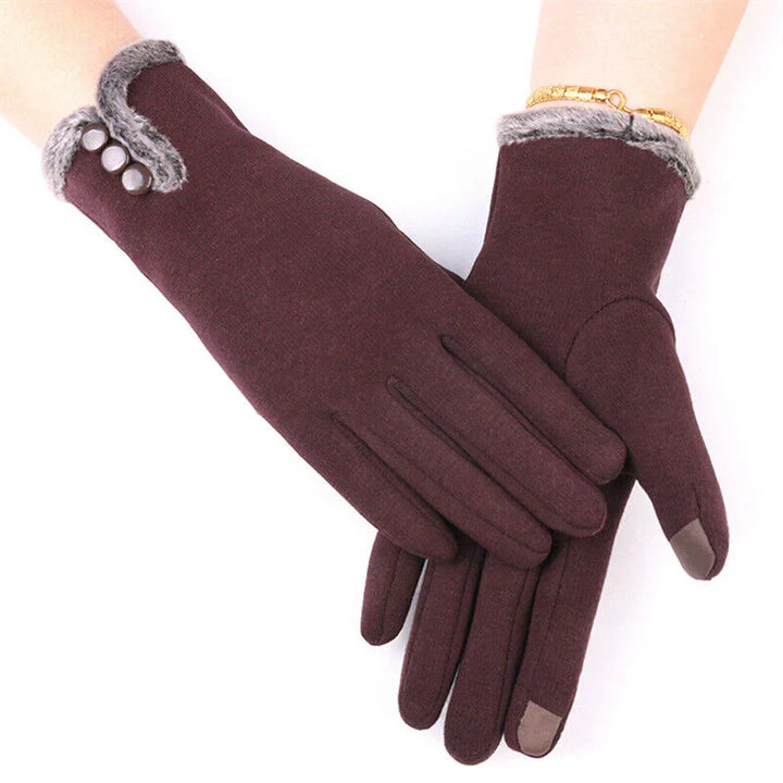 Soft & warm women's luxury touchscreen gloves. Perfect cozy winter accessory or thoughtful gift idea.