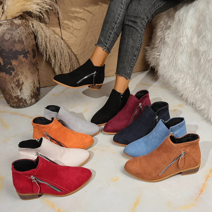 Women's Vintage-Inspired Summer Ankle Boots