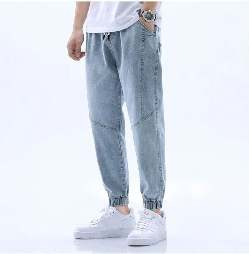 Men's Cool Elastic Casual Trousers