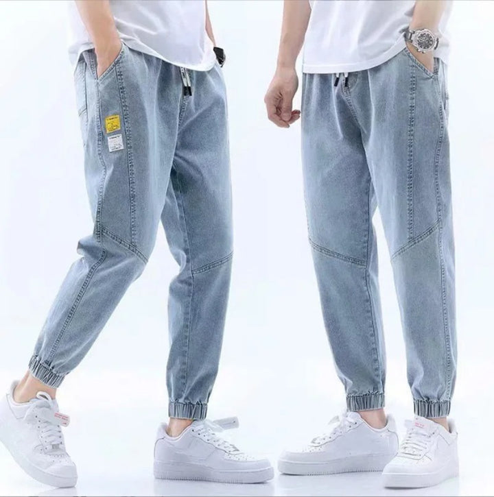 Men's Cool Elastic Casual Trousers