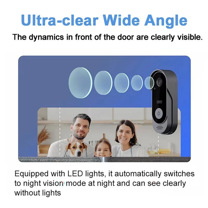 Smart Video Doorbell with Long Battery & HD Camera