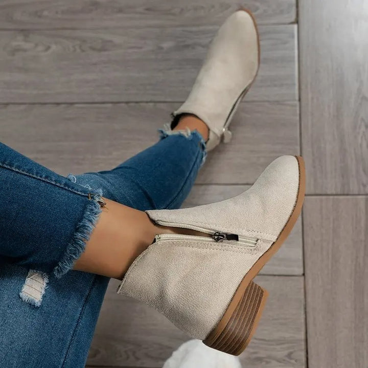 Women's Vintage-Inspired Summer Ankle Boots