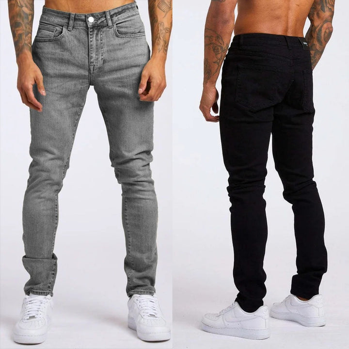 Men's Tapered Fit Stretch Denim Joggers