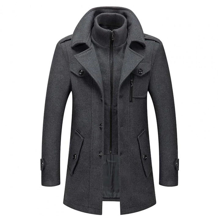 Warm men's insulated winter coat. Durable 2-piece outerwear, ideal for extreme cold & winter fashion.