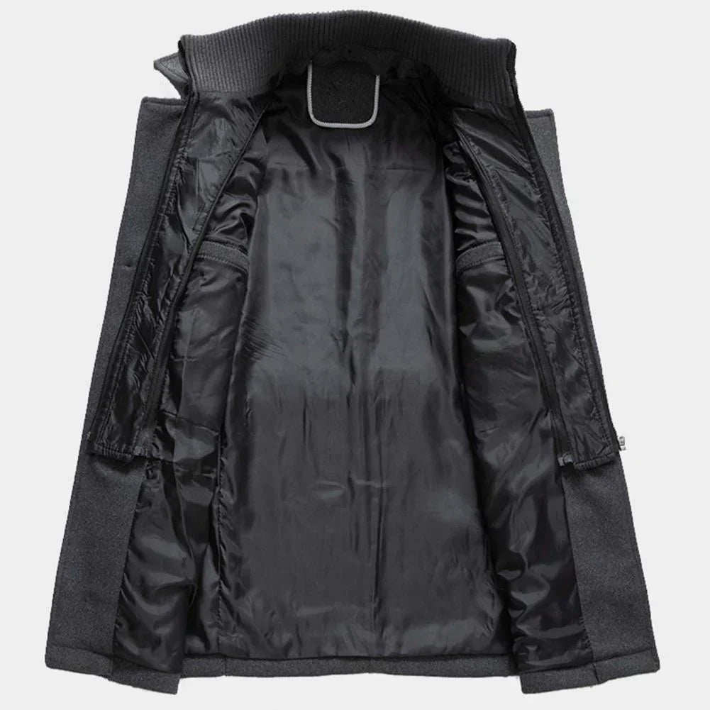 New men's cold weather 2-piece winter coat. Insulated & warm, perfect for smart casual winter fashion.