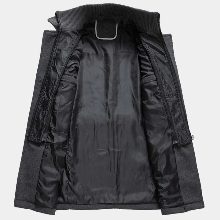 New men's cold weather 2-piece winter coat. Insulated & warm, perfect for smart casual winter fashion.