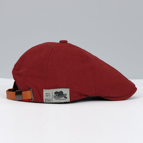 Men's adjustable beret hat in modern elegant style. Classic versatile headwear for fashion & comfort.