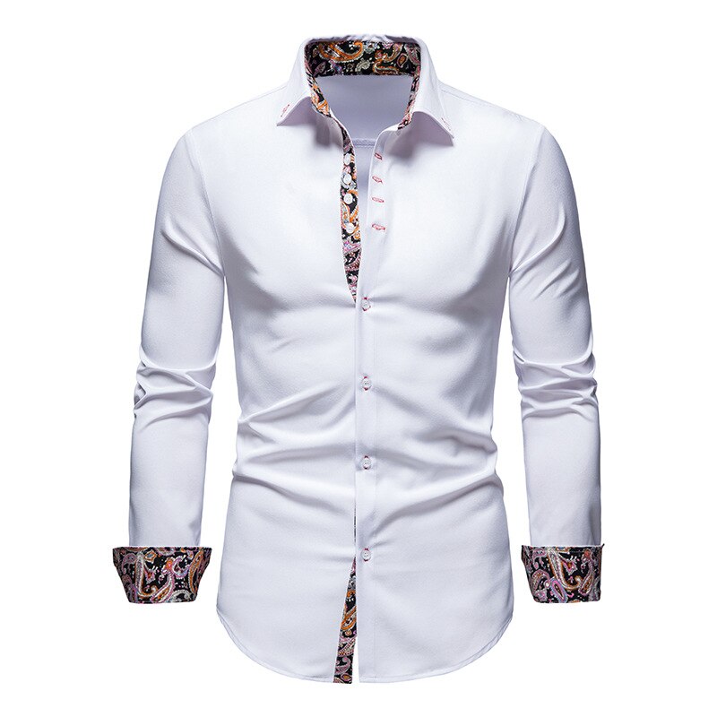 Men's Arvid slim fit dress shirt, long sleeve, ideal for formal wear & business attire.