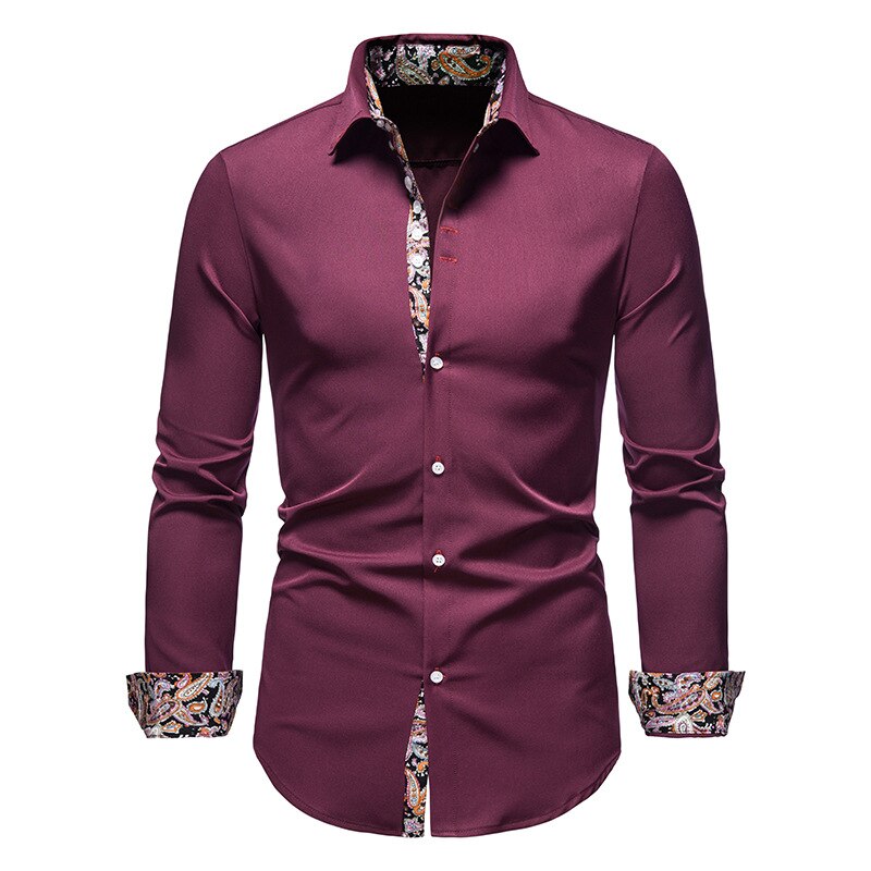 Versatile men's Arvid dress shirt, suitable for business, formal events, or smart casual wear.