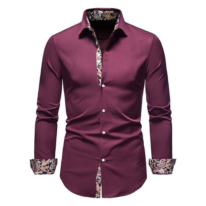 Versatile men's Arvid dress shirt, suitable for business, formal events, or smart casual wear.