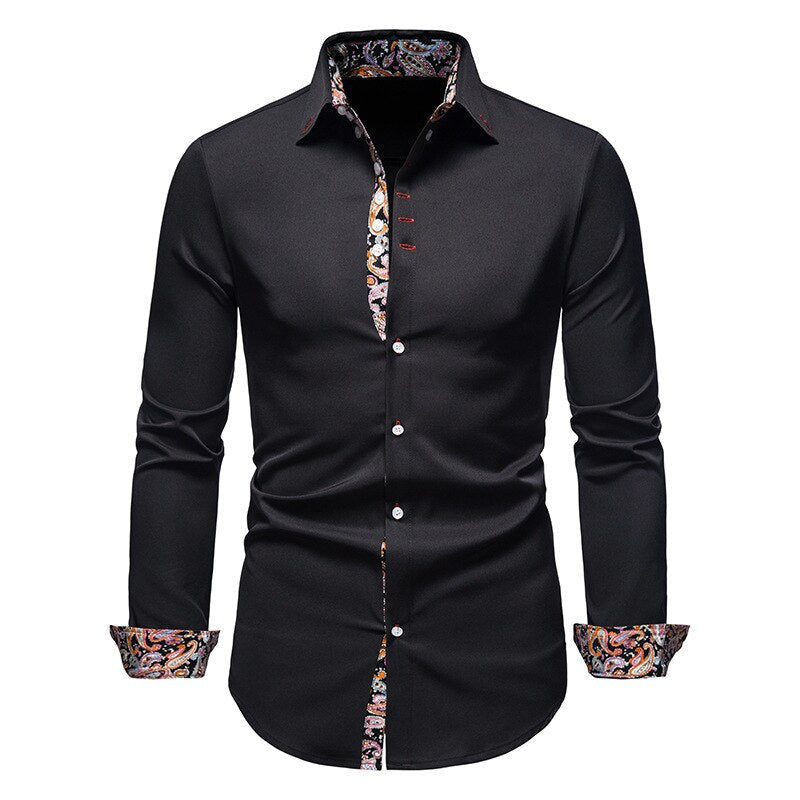 Classic men's Arvid slim fit long sleeve dress shirt, essential for modern men's fashion.