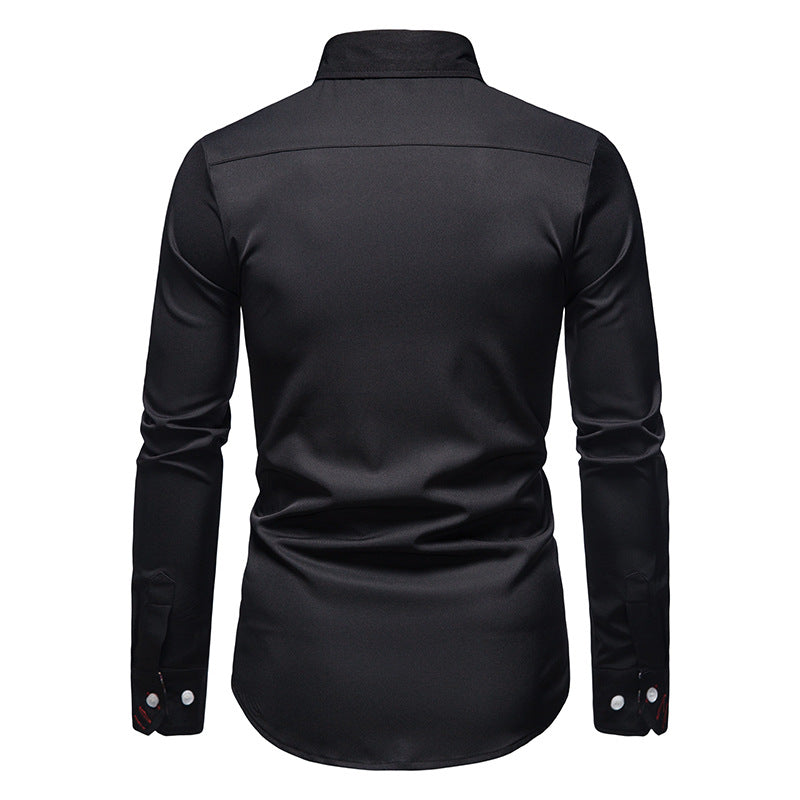 Men's Arvid slim fit dress shirt, an elegant and versatile choice for formal or smart casual outfits.