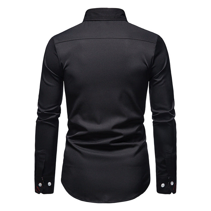 Men's Arvid slim fit dress shirt, an elegant and versatile choice for formal or smart casual outfits.