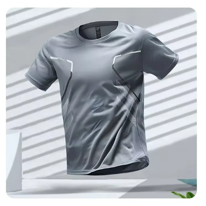Durable men's gym clothes performance top, great for running, training, and daily wear. Breathable and comfortable.