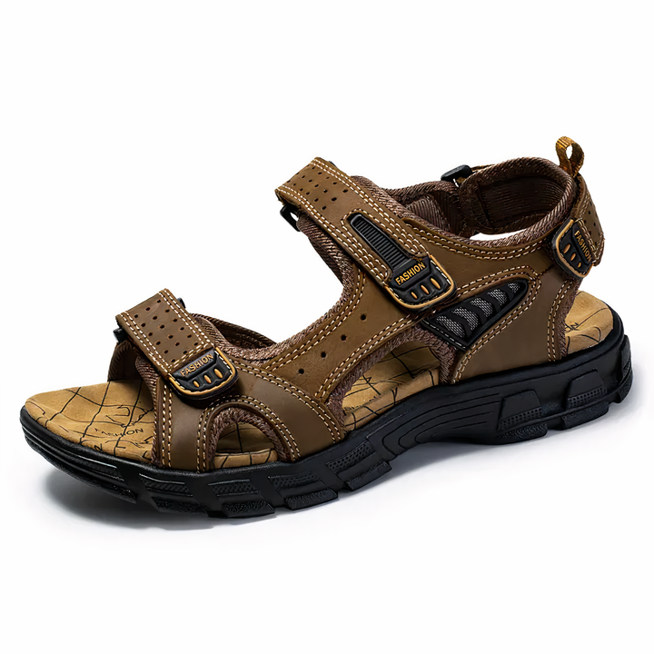 Stylish men's orthopedic comfort sandals (Avalon) for summer casual wear. Excellent arch support for foot pain relief.
