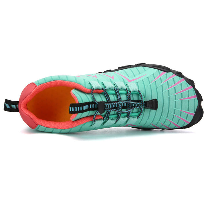 Men's outdoor barefoot hiking & training shoes. Durable, minimalist flexible footwear for trail adventures.