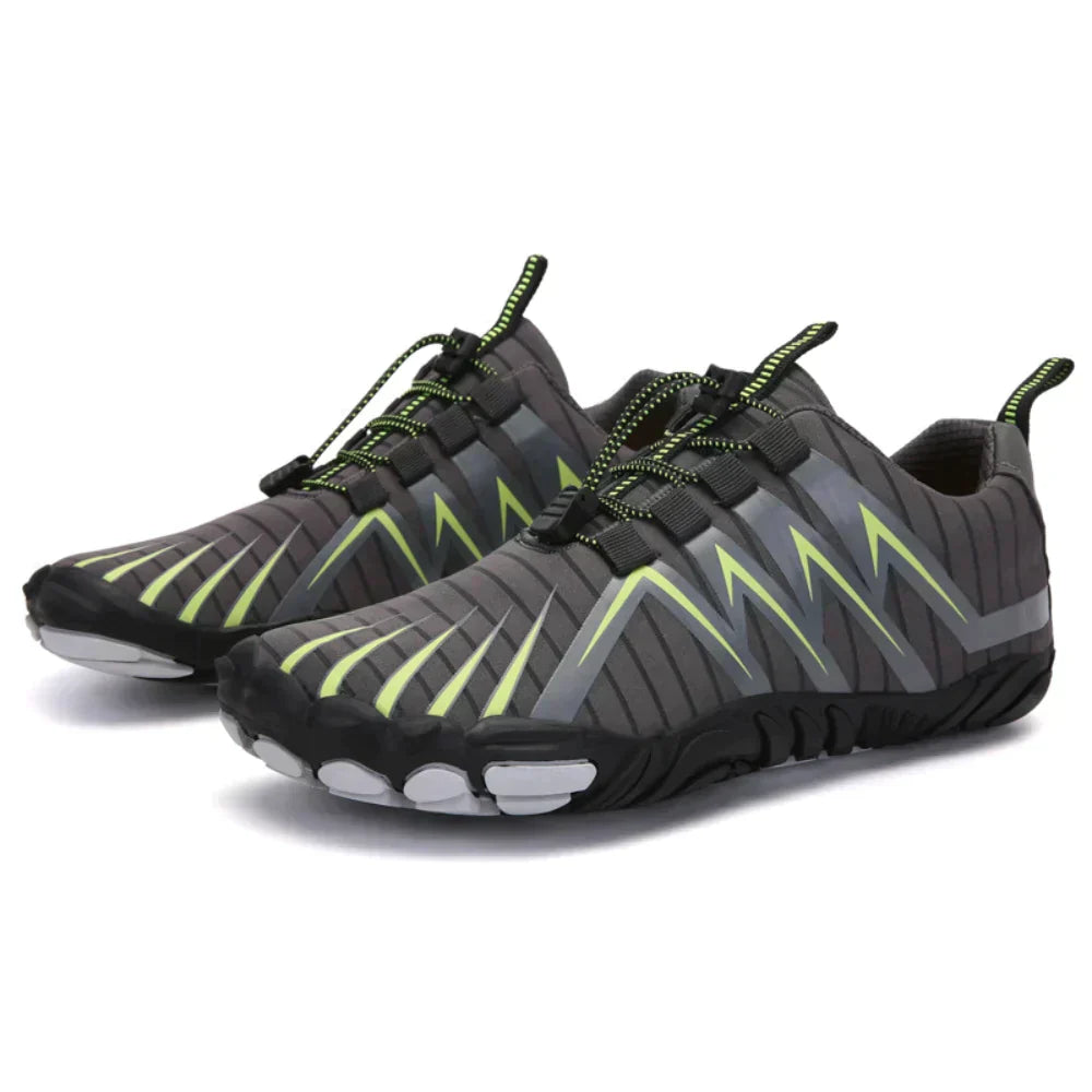 Comfortable men's barefoot shoes for natural running & hiking. Flexible, minimalist athletic footwear.