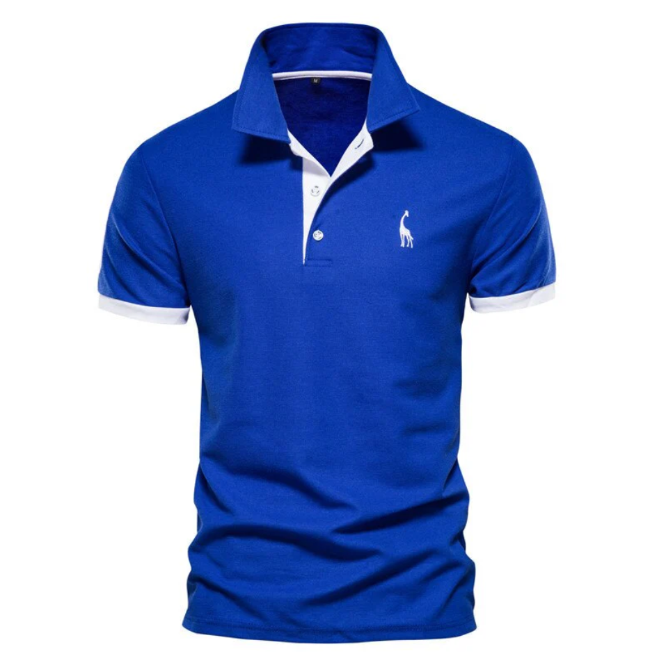 Classic men's Baron Polo Shirt, a versatile short sleeve top for stylish everyday or smart casual wear. Comfortable.