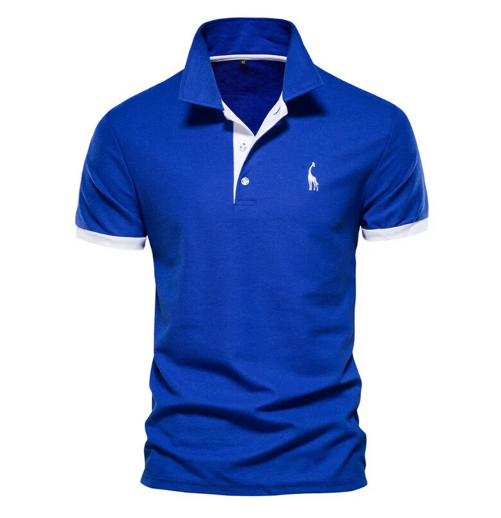 Classic men's Baron Polo Shirt, a versatile short sleeve top for stylish everyday or smart casual wear. Comfortable.