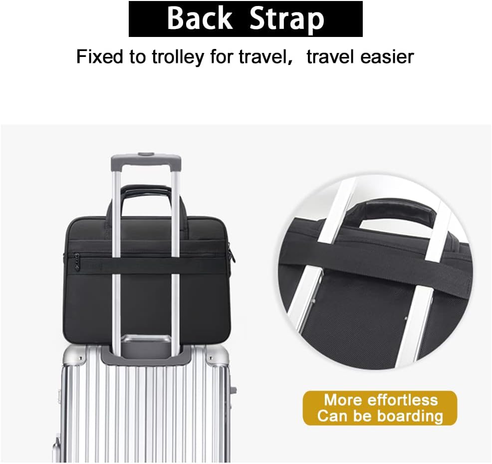 Protective men's canvas laptop tote bag, ensuring secure tech storage for business travel.
