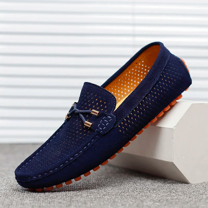 Men's casual slip-on loafers for effortless style & comfort. Versatile everyday footwear in classic design.